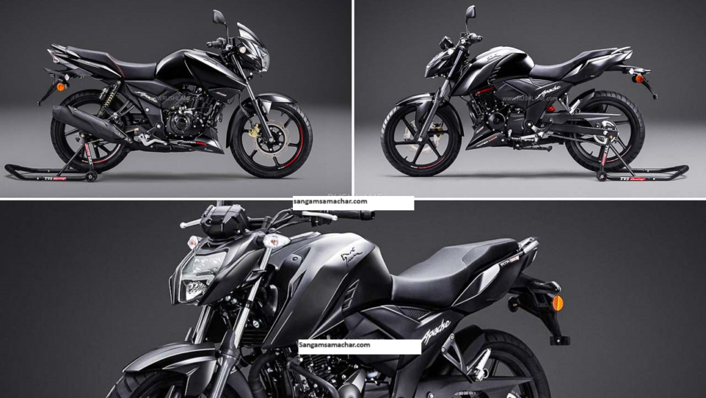 New TVS Apache RTR 160 Blaze Black Dark Edition launched 2024; Prices start from Rs. 1.20 lakh