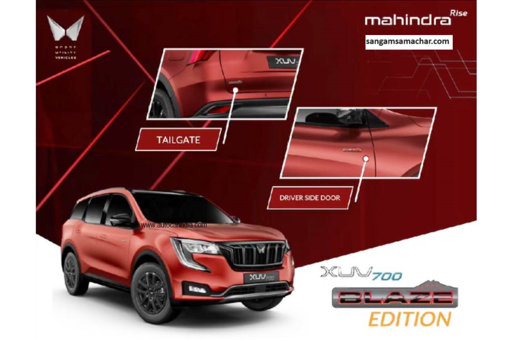 Mahindra New XUV700 Blaze Edition launched: Launched at Rs 24.24 lakh; Matt wears red pants