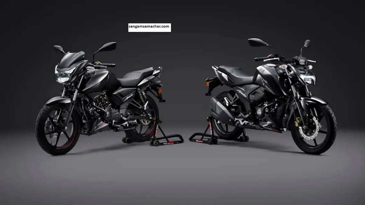 New TVS Apache RTR 160 Blaze Black Dark Edition launched 2024; Prices start from Rs. 1.20 lakh